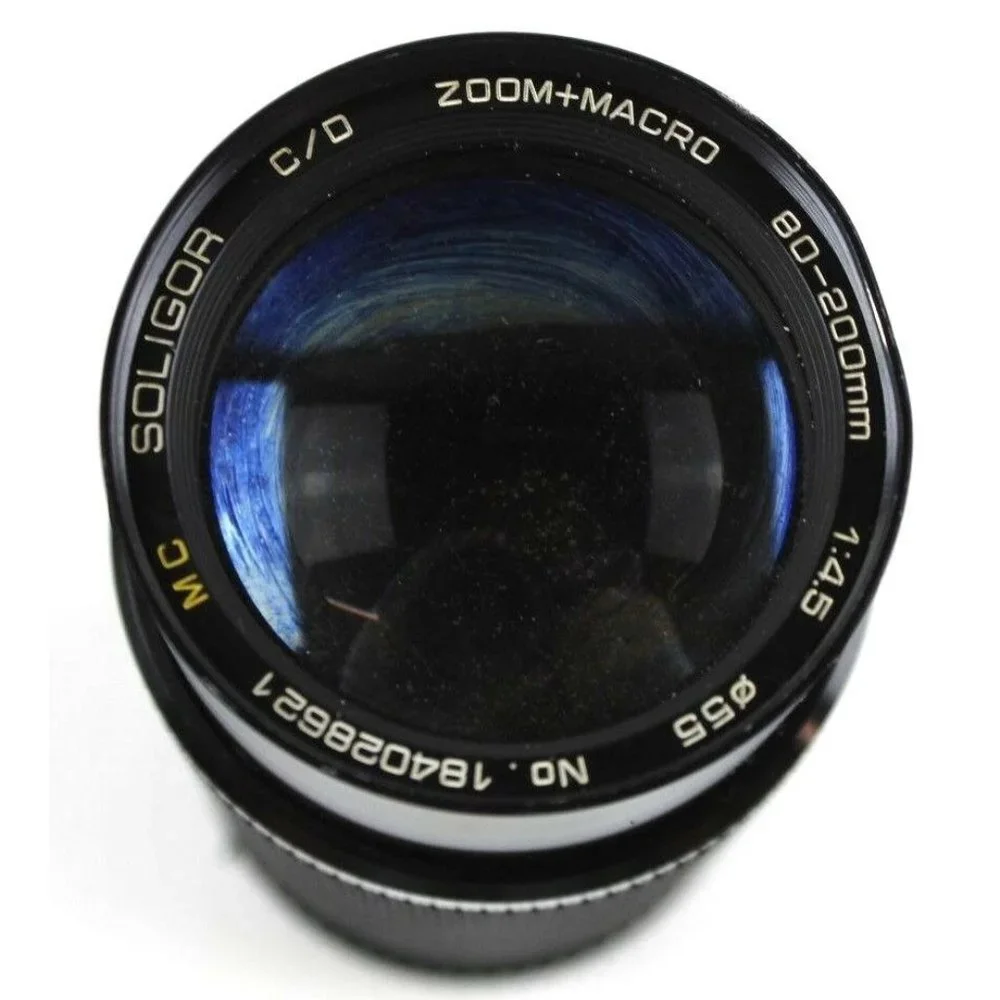 12 Piece Lot Soligor Lens Yashica Flash Cube Cokin Cromofilters with Case Etc.